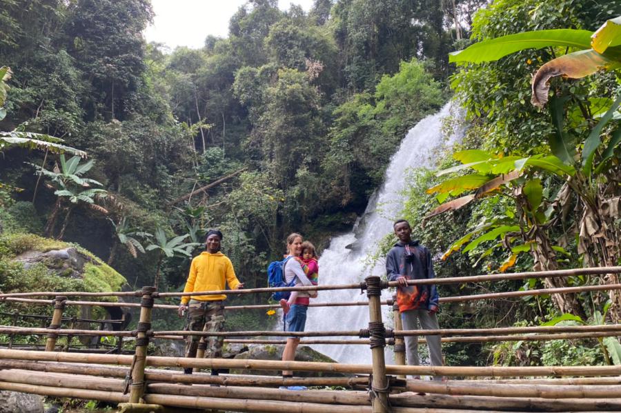 Waterfall along Pha Dok Sieo Nature Trail