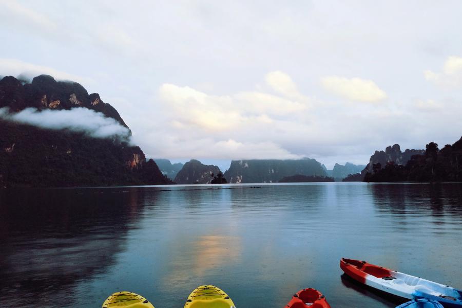 The view from "see view rooms" of Laguna Cheow Lan