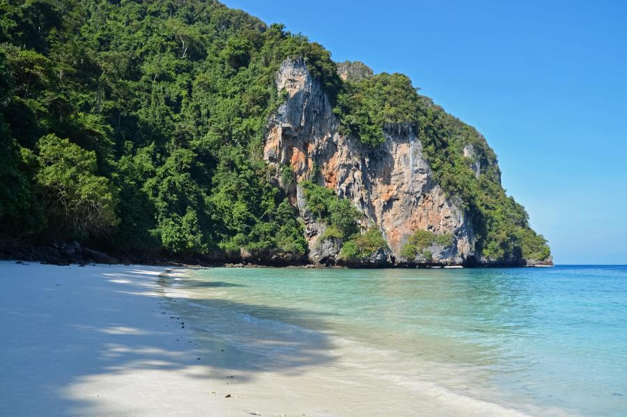 One of many beaches on the islands